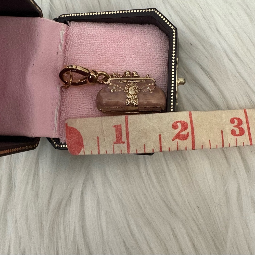 Authentic Juicy Couture Pink Status Bag Charm - Picture 5 of 6
